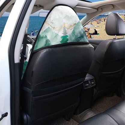 Mountainous Waterproof Towel Car Seat Cover Anti-Slip Bucket Seat Protector Washable Car Accessories Decro for Athletes