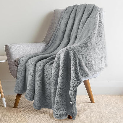 furrybaby Dog Blanket Soft Dog Blankets for Large Dogs Puppy Essentials Washable Sherpa Fleece Cat Blanket 41x65 Inches for Bed Furniture Couch Sofa (X Large