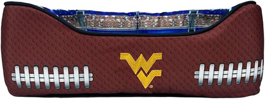 NCAA West Virginia Mountaineers Stadium Dog Bed
