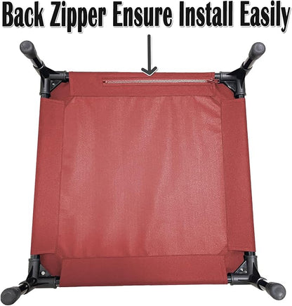 Love&go Elevated Dog Bed with Metal Frame Small-18.5x18.5x5.5 inch)