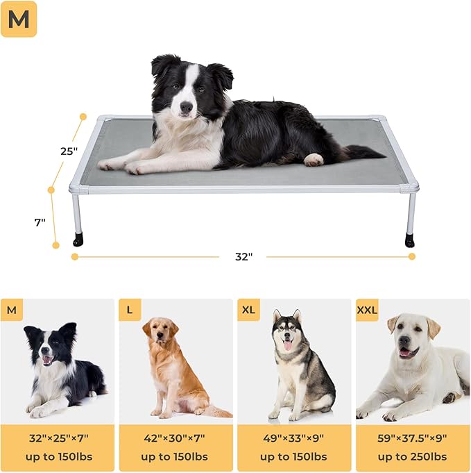 Veehoo Cooling Outdoor Elevated Dog Bed