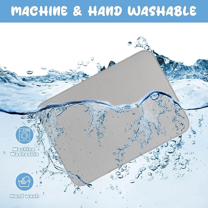 Summer Dog Cooling Mat Washable Ice Silk Self Cool Pad for Small Medium Large Dogs and Cats 27x22in)