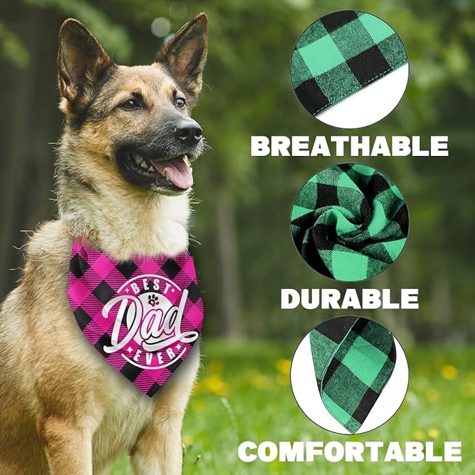 Best Dad Ever Dog Bandana (C4)