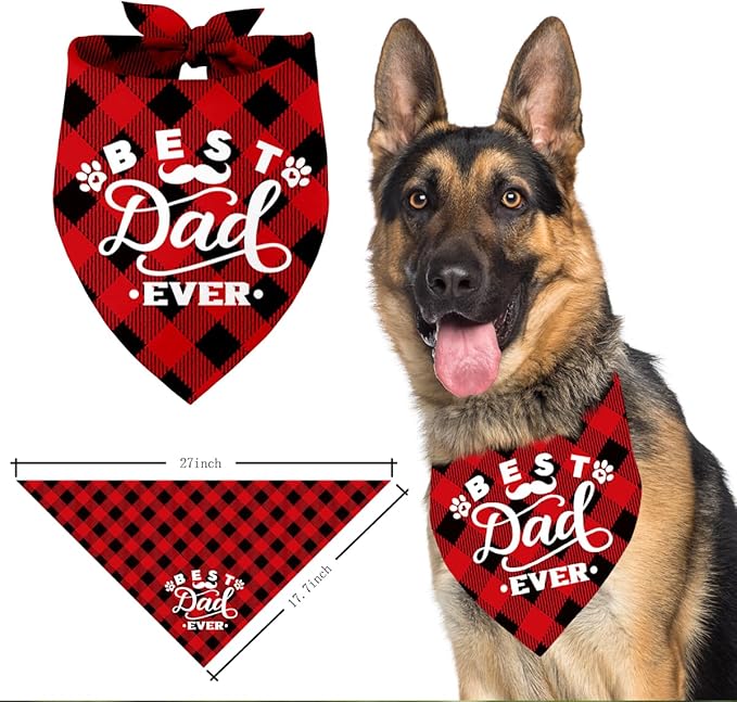 Best Dad Ever Dog Bandana (C5)