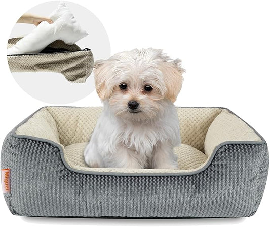Miguel Small Dog Bed Washable Removable Cover 20 Inch