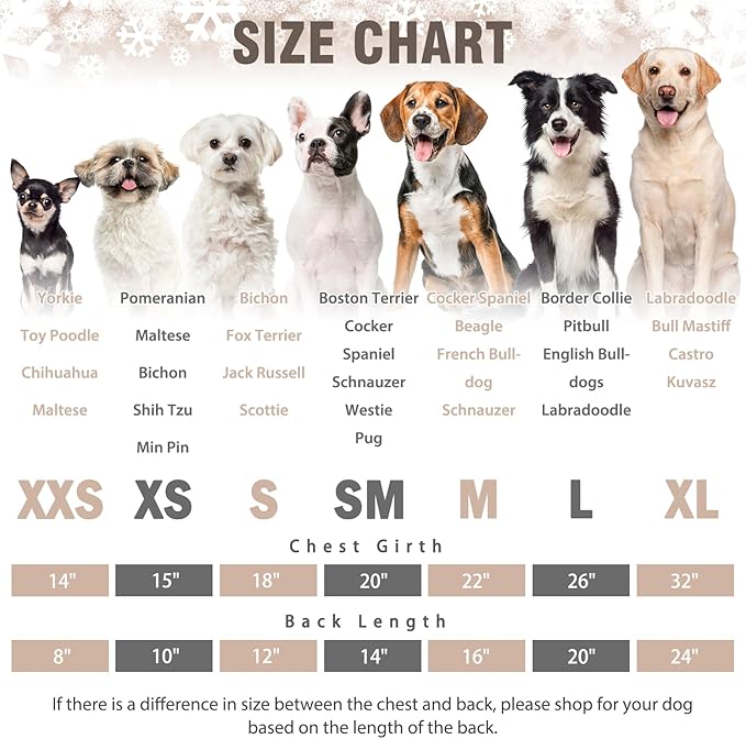 SCENEREAL Dog Pajamas for Small Medium Large