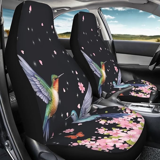 Hummingbird Seat Covers Auto Protective Accessories Gift