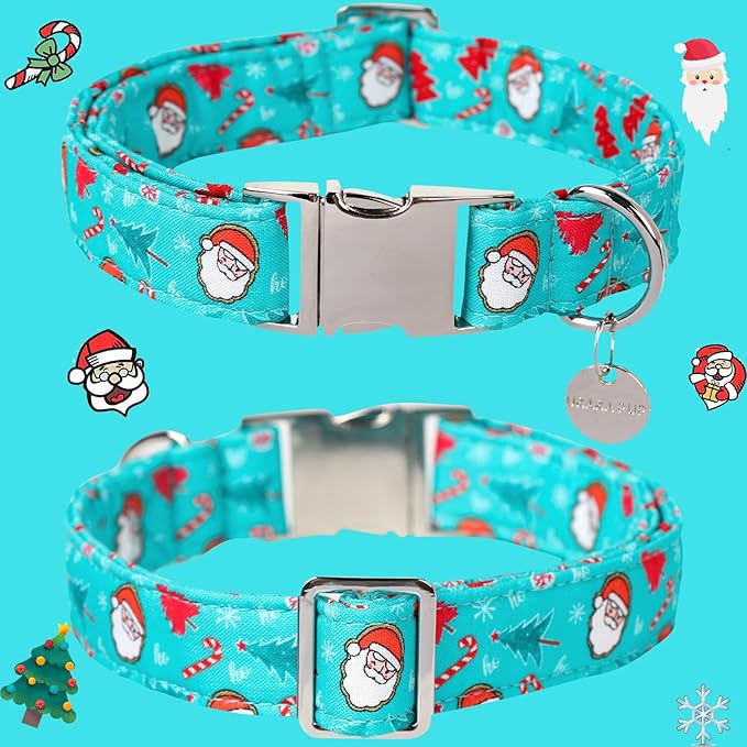 Christmas Dog Collar 8-12in