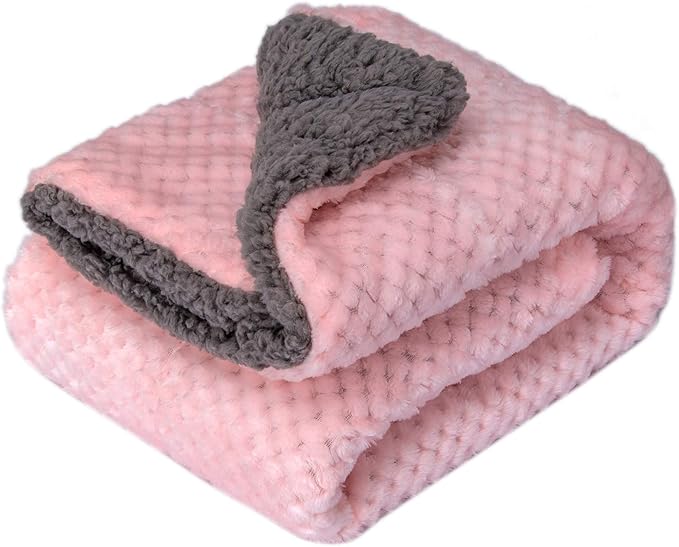 Fuzzy Blanket or Fluffy Blanket for Baby Girl or boy (40" x 48", DG-Baby