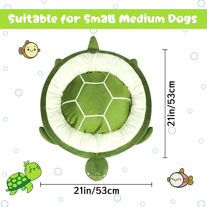 Dog Bed-Super Soft Dog Bed for Small Medium Dogs 21IN Pet