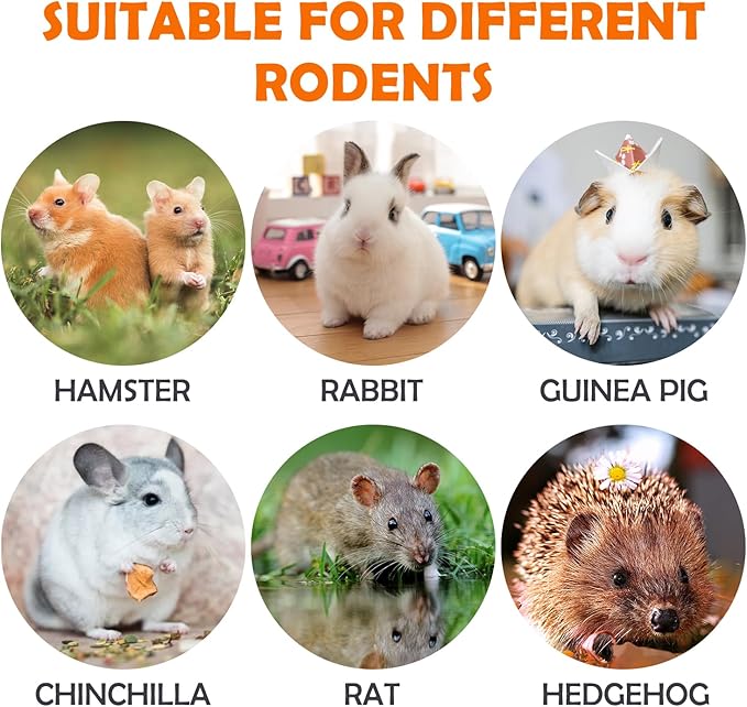 Sofier 18pcs Timothy Hay Treats Rabbit Toys Natural Treats for Guinea Pig Bunny Hamster Chinchilla Rat Handmade Rabbit Chews for Teeth