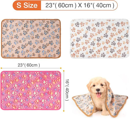 Pet Soft 1 Pack 3 Blankets Pet Blankets for Dogs 3S)