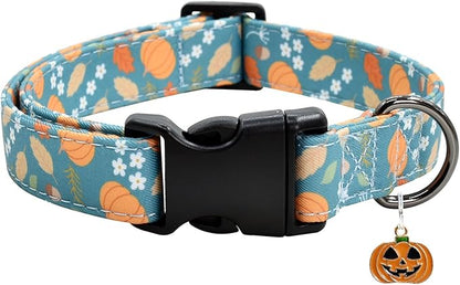 Halloween Pumpkins Dog Collar with Cute Pendant