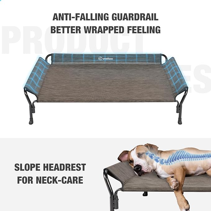 Veehoo Cooling Elevated Dog Bed