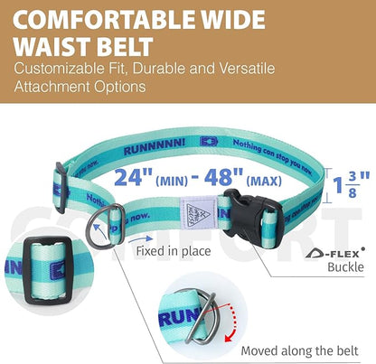 Hands Free Dog Leash with Waist Belt Lifetime Replacement 5218