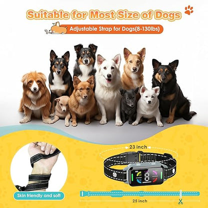Dog Bark Collar IP67 Waterproof 8 Sensitivity