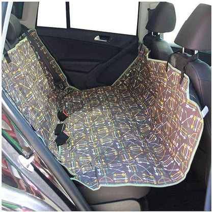 Molly Mutt 3-in-1 Back Seat Cover for Dogs 100% Cotton 56"x56"