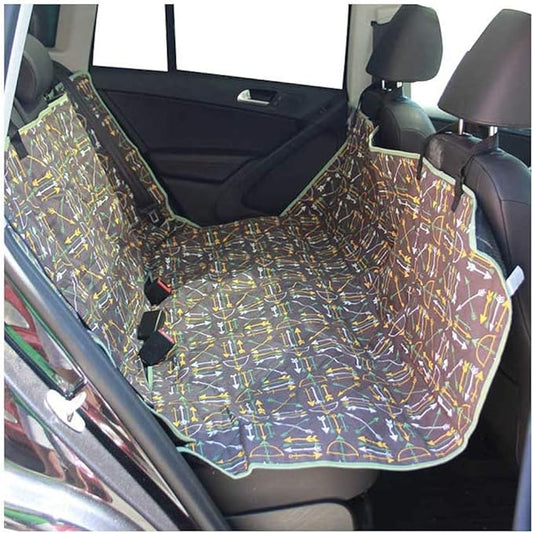 Molly Mutt 3-in-1 Back Seat Cover for Dogs 100% Cotton 56"x56"