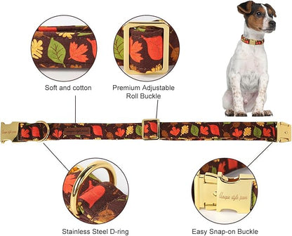 Unique style paws Dog Collar Metal Buckle Collar