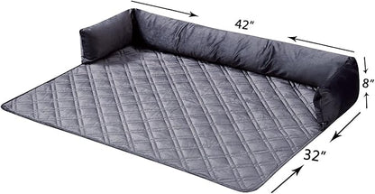 Brilliant Sunshine Premium Grey Silky Velvet Pet Sofa Bed