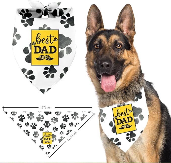 Best Dad Ever Dog Bandana (C17)