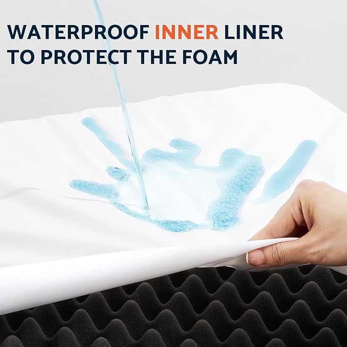 Puppy Bed for Small and Medium Dogs & Cats (28" x 23" x 7", Up 50LBs)