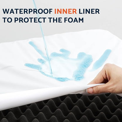 Puppy Bed for Small and Medium Dogs & Cats (28" x 23" x 7", Up 50LBs)