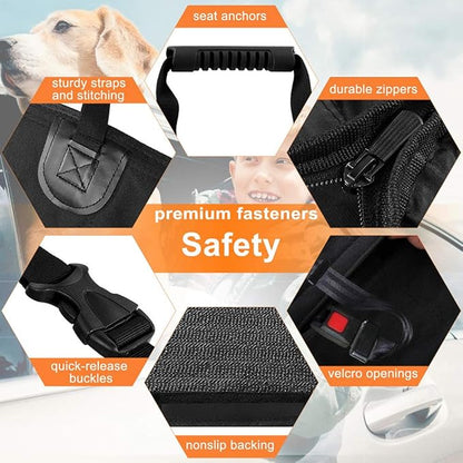 Xlarge Dog Car Seat Cover for Back Seat Dog Seat Cover Hammock for Truck SUV