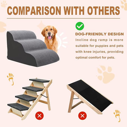 Dog Stairs for Small Dogs 3 Steps