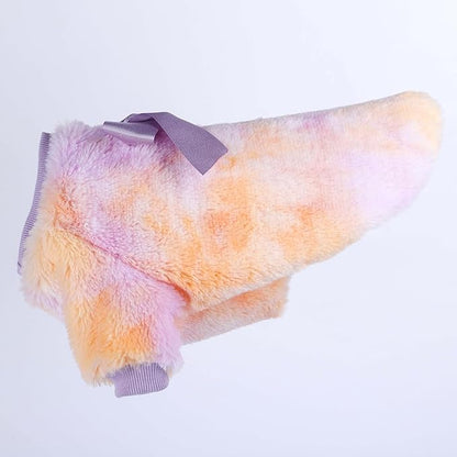 Dog Sweaters for Small Dogs Girl Boy Winter Tie-Dye Puppy Sweater Warm Pet Clothes Outfits for Chihuahua Yorkie Shih Tzu Teacup Cold Weather Dog Coat Spring Cat Apparel (Small 3)