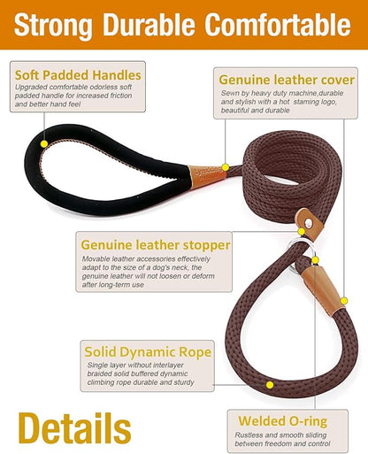 lynxking 6 FT Dog Leash Slip Lead 2