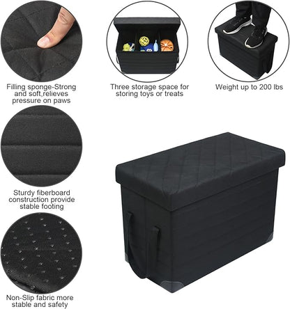 LIONROGE Car Back Seat Extender for Large Dogs up to 200lbs