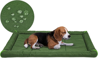 Miguel Oxford 900D Outdoor Waterproof Dog Bed for Metal Dog Crates Water-Resistant All Weather Pet Mat Durable Easy Wipe Clean Travel Indoor Outdoor Puppy Cat Crate Bed 36inch