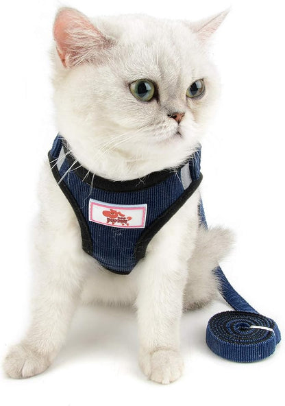 Zunea Small Dog Harness and Leash Set No