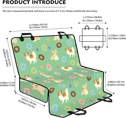 AFPANQZ Dogs Car Dog Cat Seat Cover Large