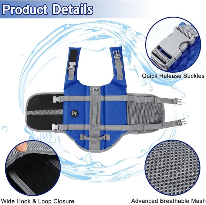 EMUST Dog Life Jackets