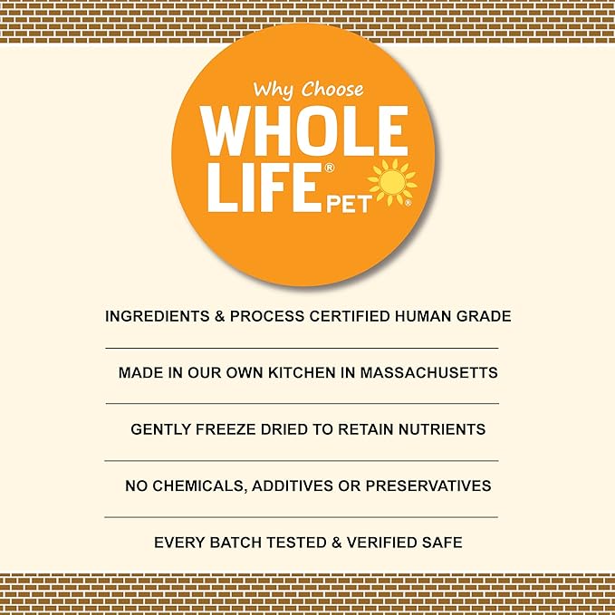 Whole Life Pet Just One Turkey Dog and Cat Value Packs - Human Grade, Freeze Dried, One Ingredient - Protein Rich, Grain Free, Made in The USA