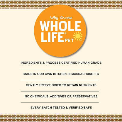 Whole Life Pet Just One Turkey Dog and Cat Value Packs - Human Grade, Freeze Dried, One Ingredient - Protein Rich, Grain Free, Made in The USA