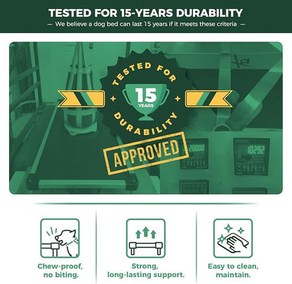 FXW Titanest Dog Bed: Built to Last 15 Years 50inch │Patent