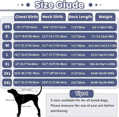 IDOMIK Dog Anxiety Calming Hoodie,Breathable Dog Anxiety Jacket Vest Coat for Thunderstorms,Fireworks,Vet Visits,Separation,Adjustable Dog Hoodies for Noise Block & Ear Protection Recovery,Blue,2XL
