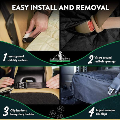 Plush Paws Products Premium Bucket Car Seat Protector