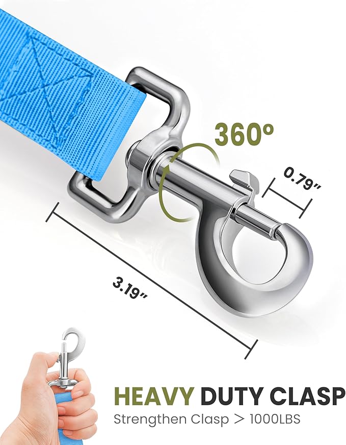 OutdoorMaster Bungee Dog Leash 2 Padded 4FT)