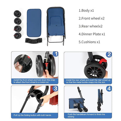 Pet Stroller 4 Wheels