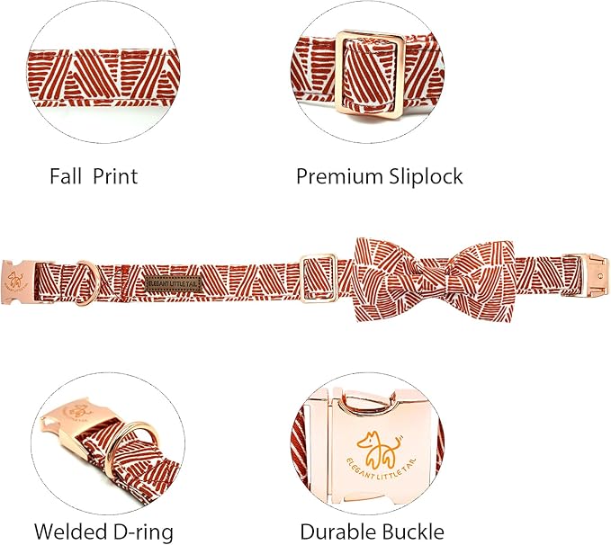 Elegant little tail Fall Dog Collar