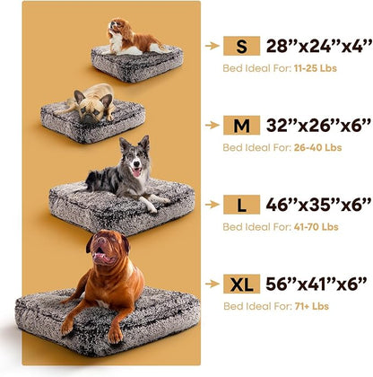 Bessie and Barnie Rectangle Dog Bed