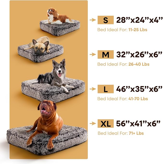 Bessie and Barnie Rectangle Dog Bed