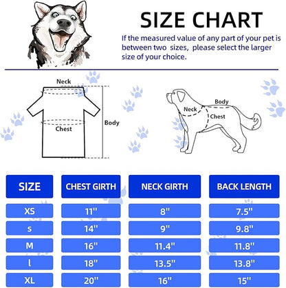 8 Pieces Dog Shirts Pet Printed Clothes with Funny Letters Summer Pet T Shirts Cool Puppy Shirts Breathable Dog Outfit Soft Dog Sweatshirt for Pet Dogs Cats (Classic Pattern