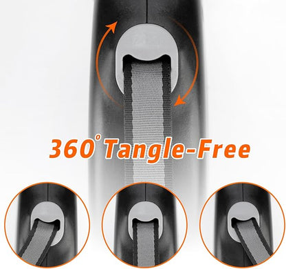 Retractable Dog Leash 26 FT 110lbs, Strong 26 FT(66-110