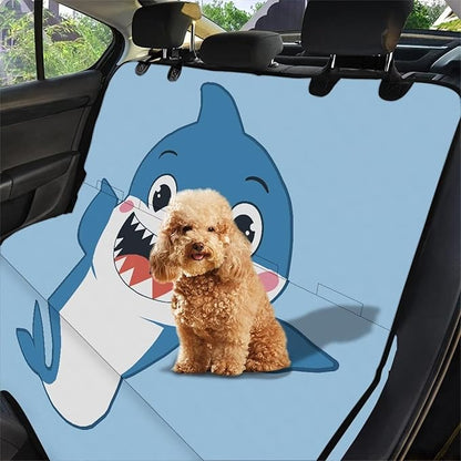 AFPANQZ Cartoon Shark Design Dog Cat Seat Cover