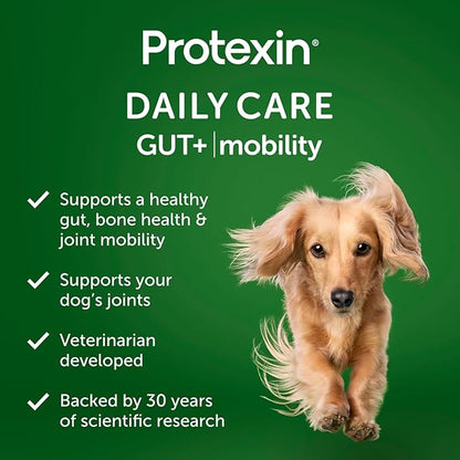 Daily Care Gut+ Mobility, 60 postbiotic Dog Supplement Chews – Chicken and Bacon Flavored